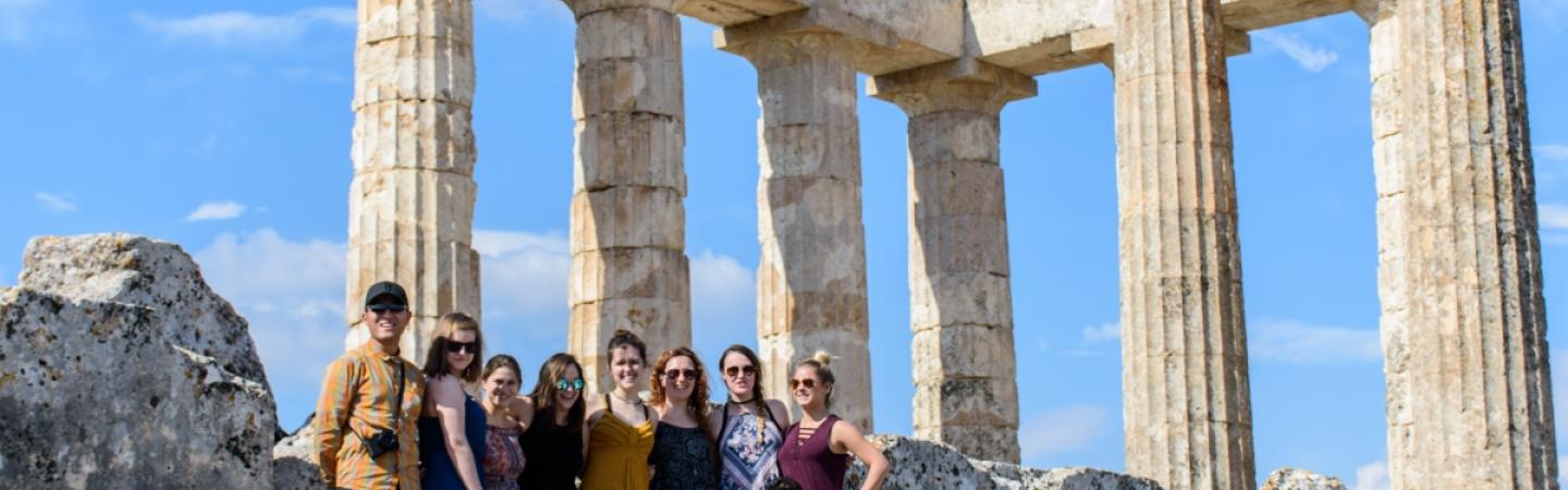 Greece study abroad students