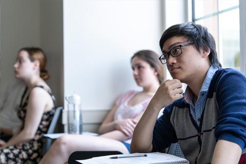 students in class