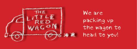 Little Red Wagon logo on Red Banner