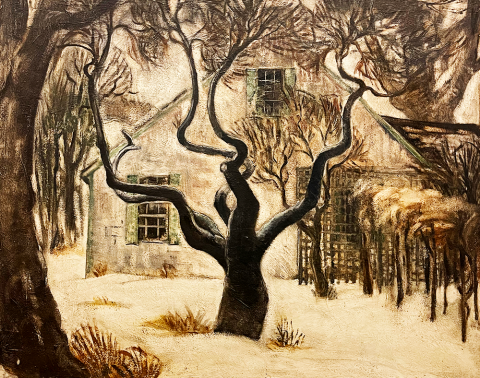 Painting, Black Apple Tree 