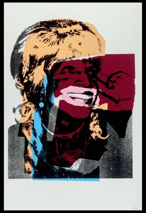 Andy Warhol Ladies and Gentlemen 1975 color screenprint Collection of the Museum of Art UNH 2013.4.2 Designated for research and educational purposes only © The Andy Warhol Foundation for the Visual Arts Inc.