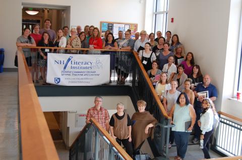 Group shot of SLI on stairs