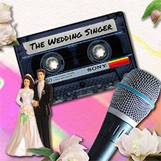 Promotional graphic for The Wedding Singer