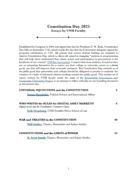 Preview of page one of Constitution Day essays found at link