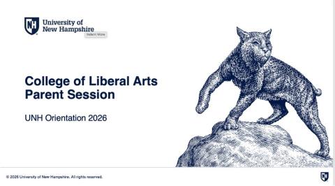 Image of first slide to Parent Orientation Presentation 2026