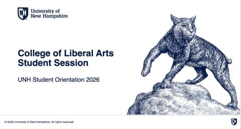 Image of first slide to Student Orientation Presentation 2026