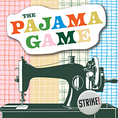 Promotional graphic for the Pajama Game