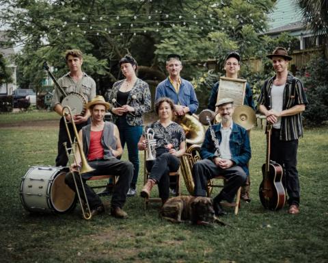Promotional image for the band Tuba Skinny