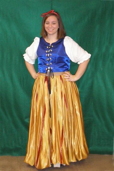 student in costume