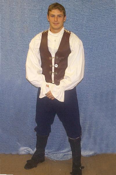 student in costume