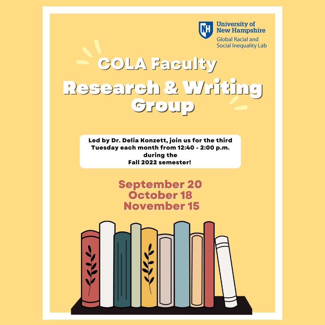 Cola Faculty Research and Writing Group image.
