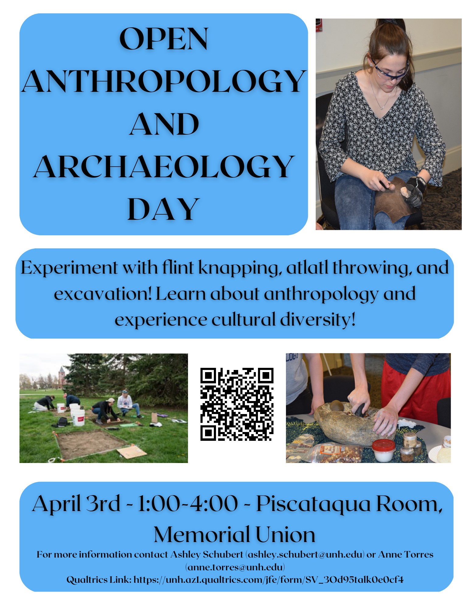 Open Anthropology and Archaeology Day image.