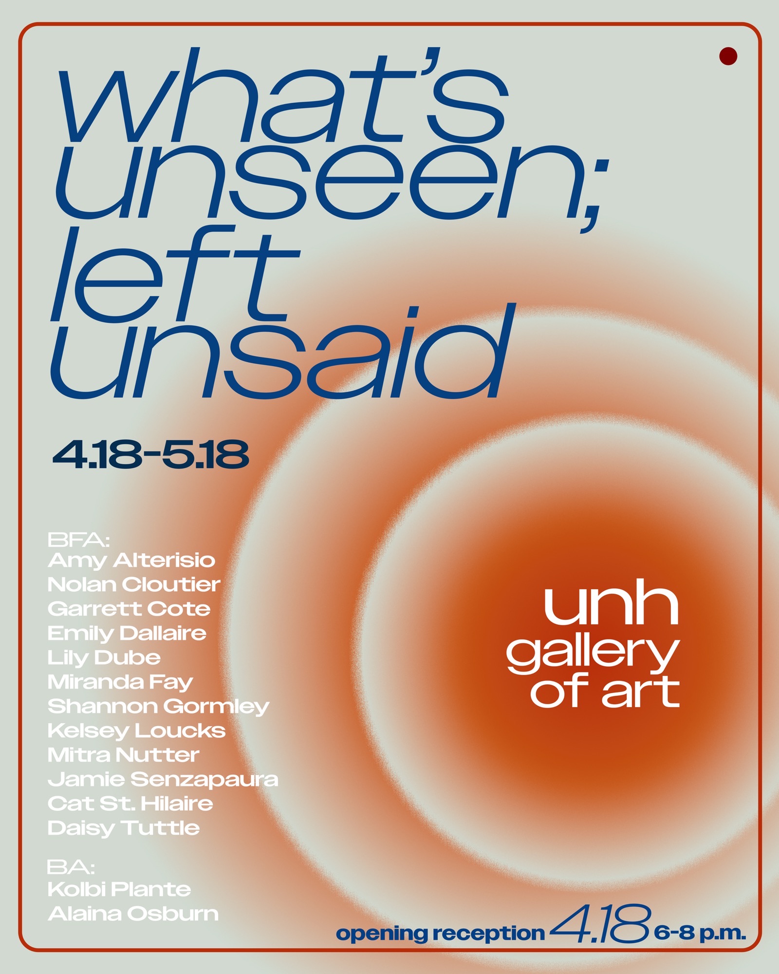 BFA/BA Art Exhibition